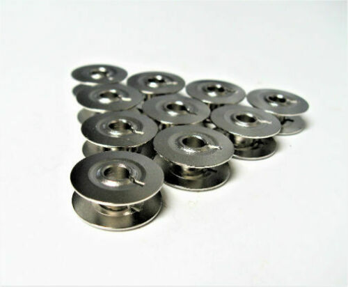 #55623SL STYLE STEEL BOBBINS Compatible with JANOME BROTHER JUKI SINGER PFAFF CKPSMS brand 20 PCS